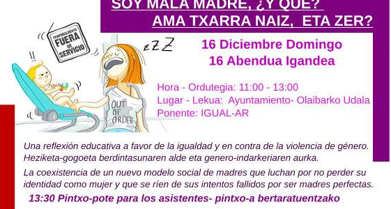 RETRASADO A 2019 – El taller del sábado 16 Diciembre