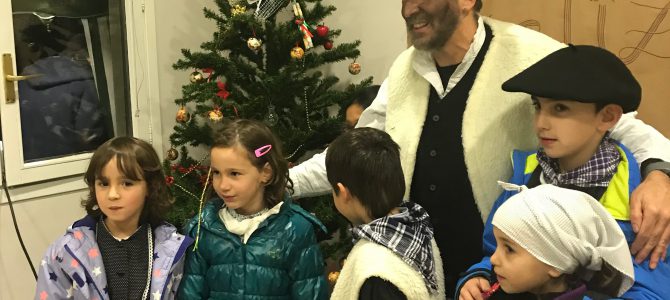 Visita Olentzero al valle.
