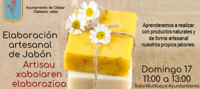 Artisau-xaboiaren elaborazioa. Taller » Elaboración jabón artesanal «