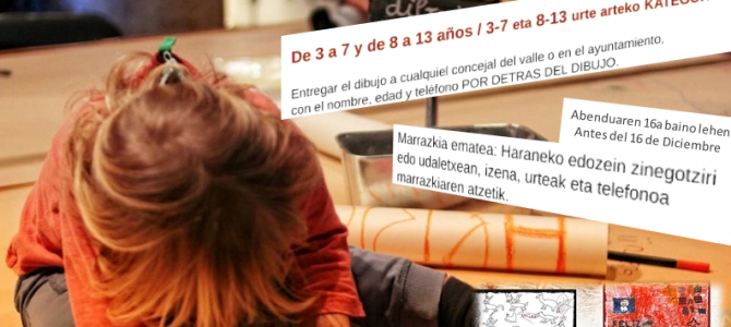 HARANEKO EGUBERRIKO TXARTELA DISEINATZEN DU