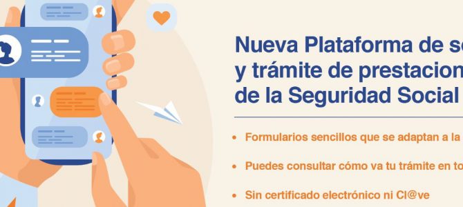 Nueva plataforma solicitud y trámites del INSS