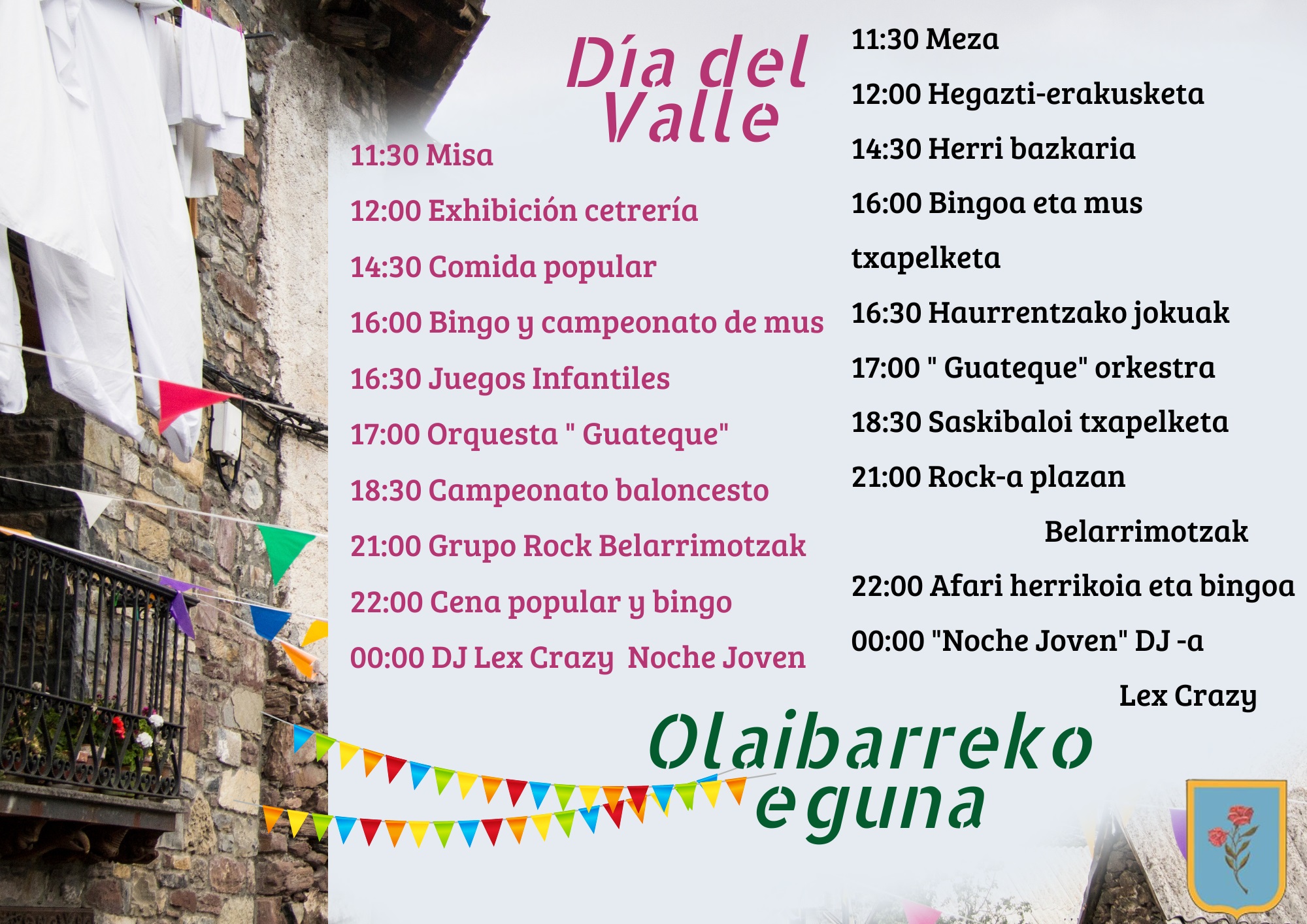 Olaibarreko Eguna, el día del Valle esta a la vuelta de la esquina. Te esperamos!