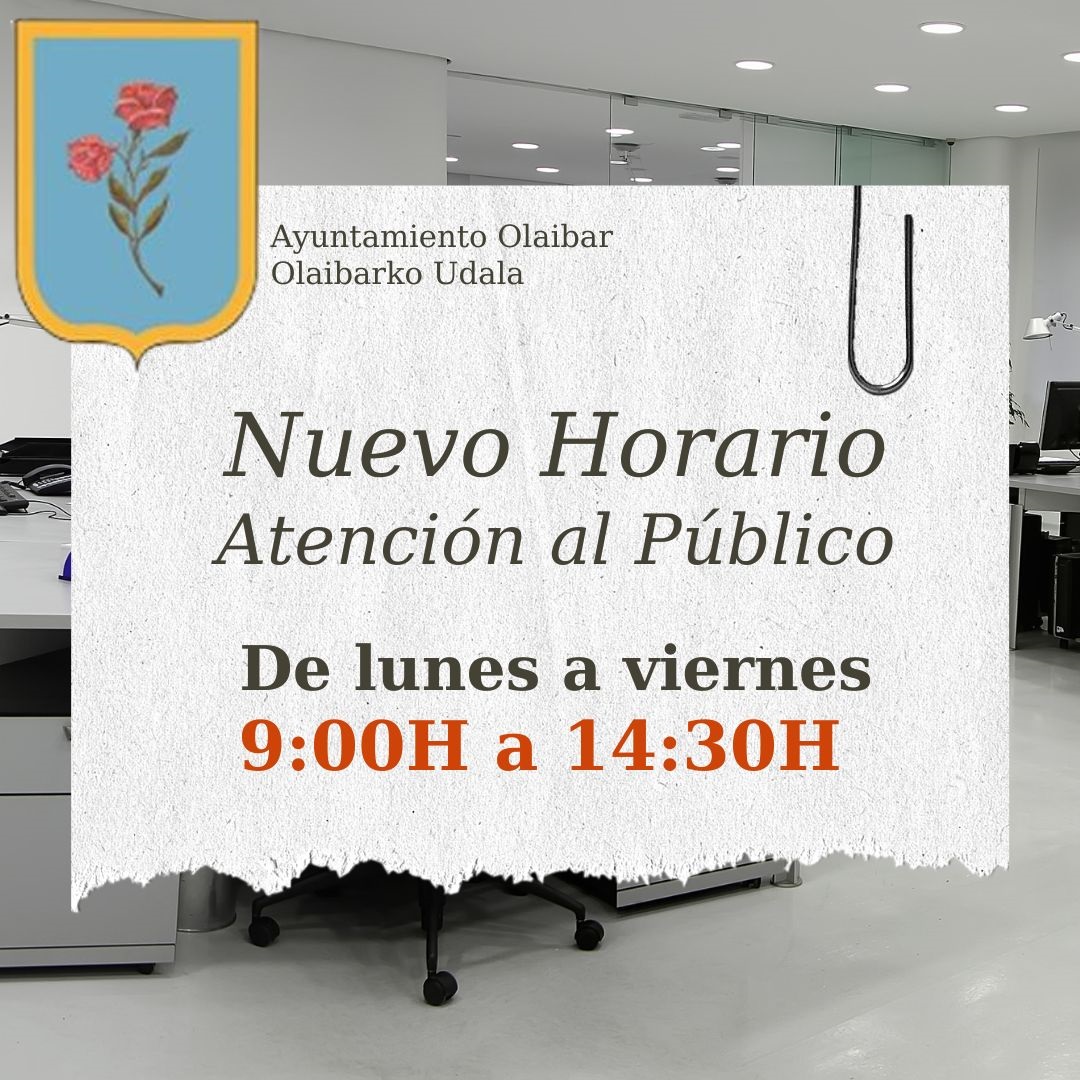 Tenemos nuevo Horario de atención al Publico. Ahora más amplio.